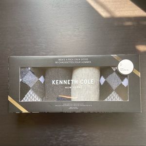 Kenneth Cole Men’s 4 pack crew socks size 10-13